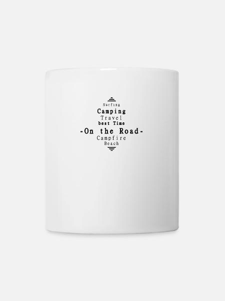 -On the Road- - Tasse - Weiß