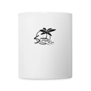 Palms Design with "Summer" text for the ultimate - Mug - white - Front