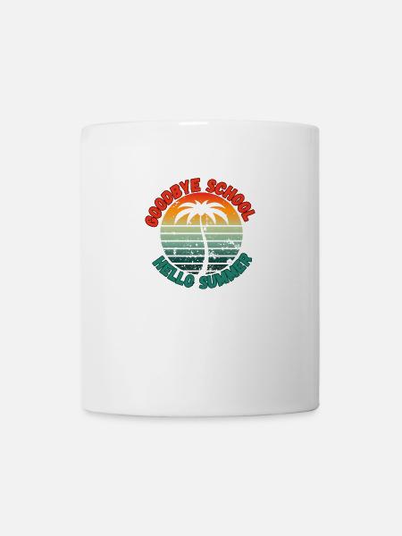 Goodby school bonjour l’été - Mug blanc - blanc