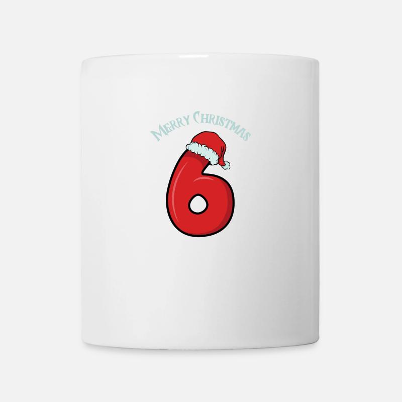 Joyeux Noël Année 6 - Mug blanc - blanc