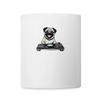 Beat Pug I Music Pug I DJ Dog Gift Idea - Mug - white - Front