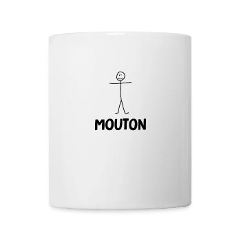 mouton - Mug blanc - blanc - Devant