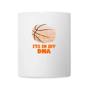 Its in my DNA Basketball - Tasse - Weiß - Vorne