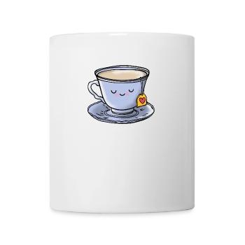 Tee Tasse Süß Kawaii - Tasse - Weiß - Vorne