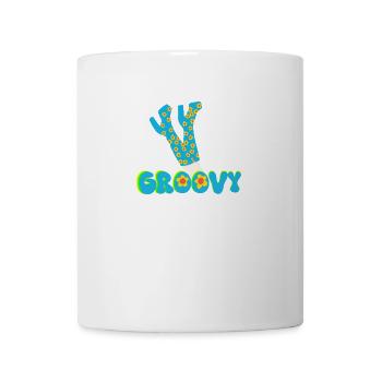 Retro Vibes Flower Power - Mug blanc - blanc - Devant