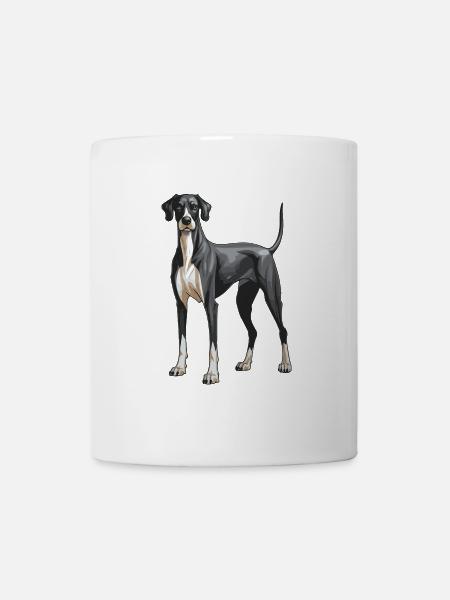 Great Dane Hund - Tasse - Weiß