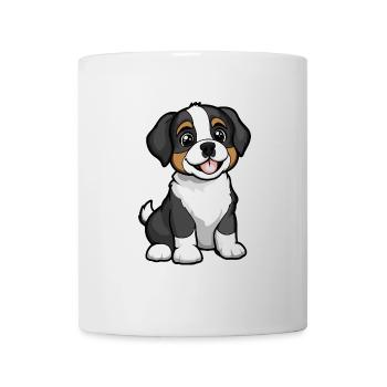 Saint Bernard Hund Niedlich - Tasse - Weiß - Vorne