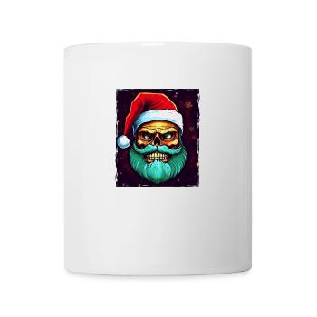 Santa Claus Skull - Mug - white - Front
