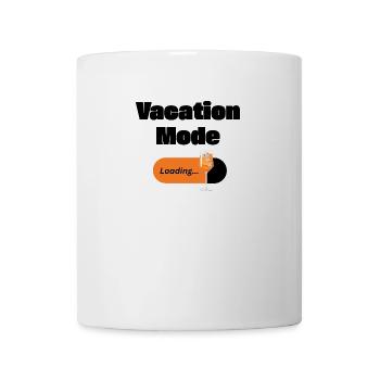 Mode vacances activé – Spritz avec barre de chargement (sombre) - Mug blanc - blanc - Devant