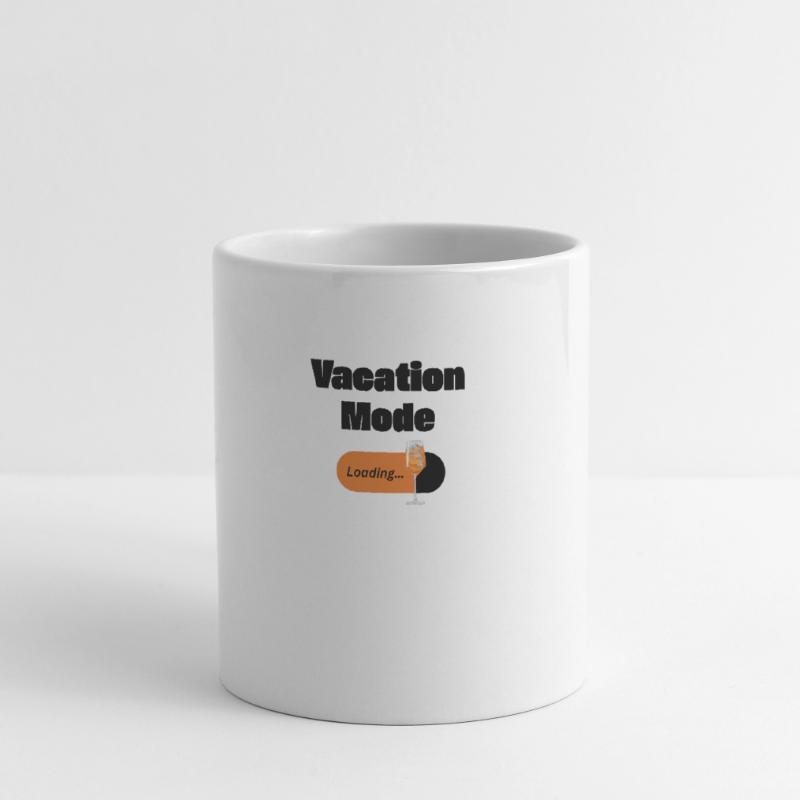 Vacation Mode On – Spritz with Loading Bar (Dark) Mug
