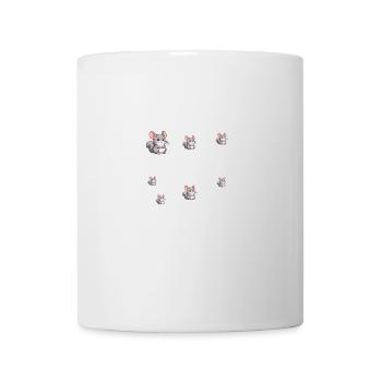 Ce que je fais de mon temps libre – Chinchilla fan - Mug blanc - blanc - Devant