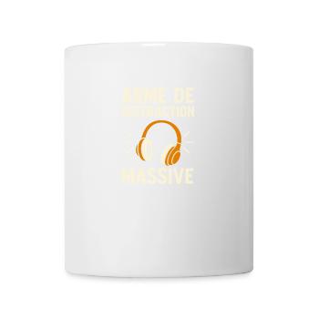 Arme de Distraction Massive – Casque Audio - Mug blanc - blanc - Devant