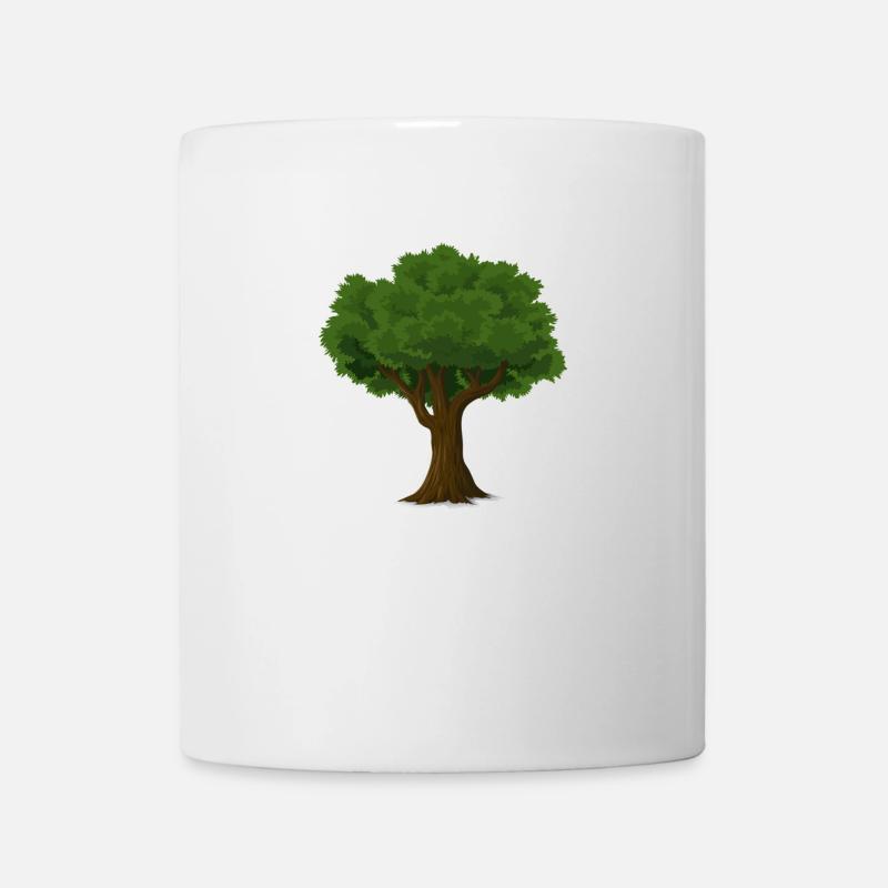 tree - Mug - white