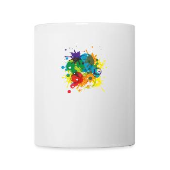 Love LGBT Pride Rainbow Colours Gift Love - Mug blanc - blanc - Devant