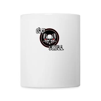 old skull 2 - Mug blanc - blanc - Devant