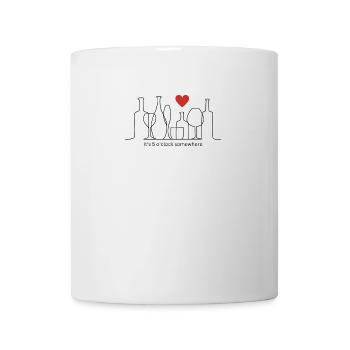 it's 5 o'clock somewhere - Tasse - Weiß - Vorne