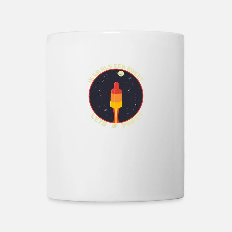 I'm going like a rocket planet - Mug - white