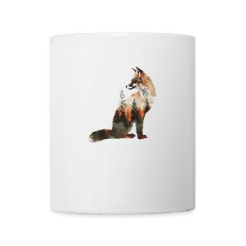 Fuchs Kopf Wald Tier Natur Bäume Baby Fuchs - Tasse - Weiß - Vorne