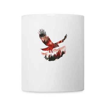 Red Milan Bird Bird of Prey - Mug - white - Front
