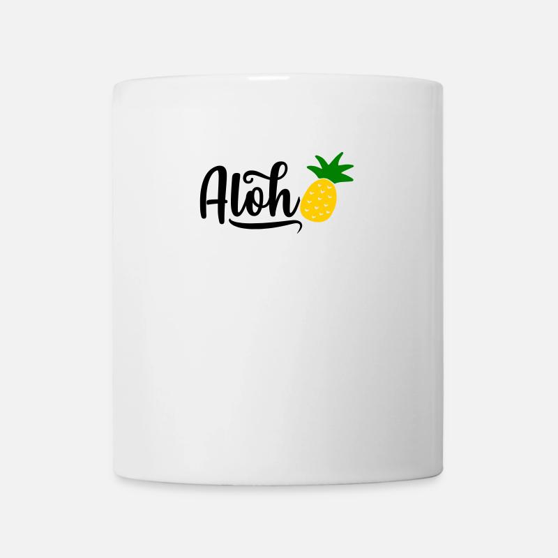 Aloha Pineapple - Mug - white