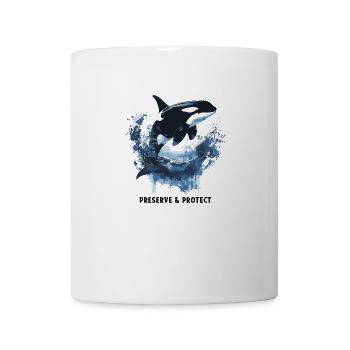 Preserve & Protect Orca Whale Killer Whale Killer Whale - Mug - white - Front
