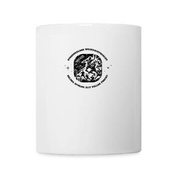 Weihnachts-Handball Geschenk Retro Spieler - Tasse - Weiß - Vorne