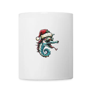 Seahorse Christmas Funny - Mug - white - Front