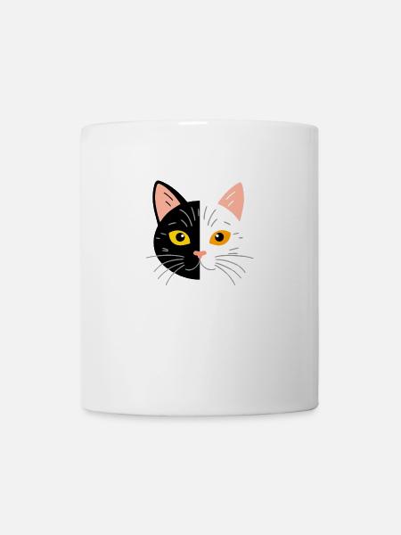 Schnurren und Miauen - Tasse - Weiß