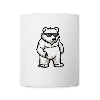 Polar Bear Cool Comic - Mug - white - Front