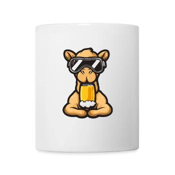 Camel Après-ski Bière Bande dessinée - Mug blanc - blanc - Devant