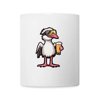 Strauss Après-Ski Bière Bande Dessinée - Mug blanc - blanc - Devant