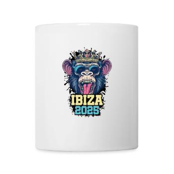 Ibiza 2025 Singe - Mug blanc - blanc - Devant