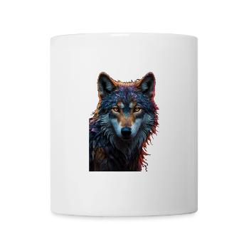 Wolf - Tasse - Weiß - Vorne