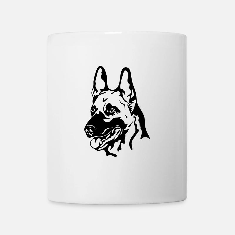 MALINOIS Chiens de Berger Belge Wilsigns - Mug blanc - blanc