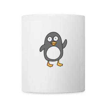 manchot - Mug blanc - blanc - Devant