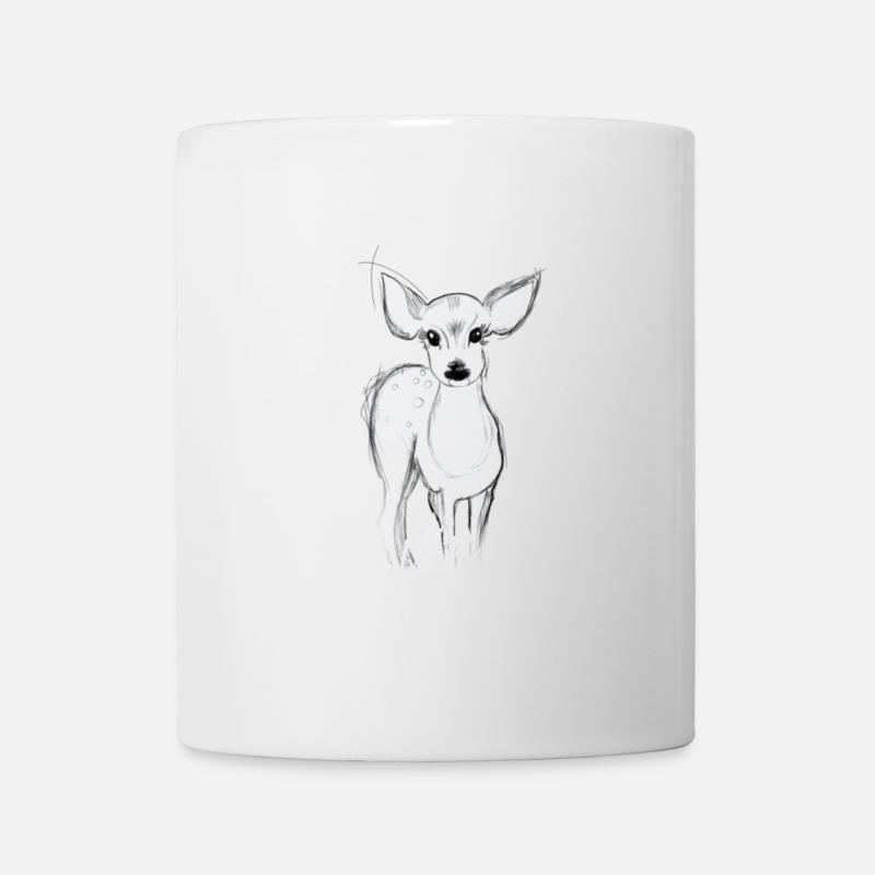 Petit cerf - Mug blanc - blanc