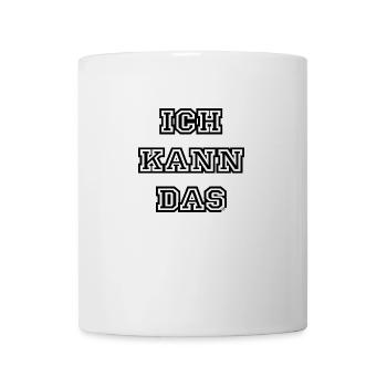 Ich Kann Das College Style - Tasse - Weiß - Vorne