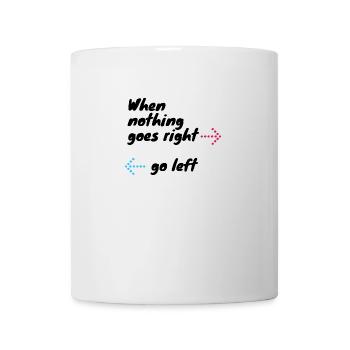 J’aime les vêtements / Rien ne va bien - Mug blanc - blanc - Devant