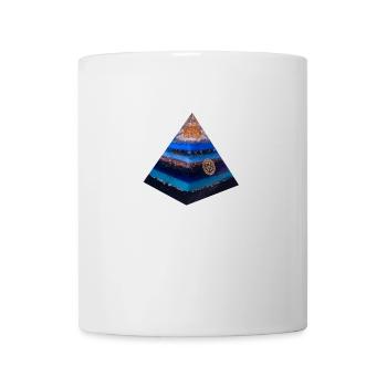 Runen Pyramide - Tasse - Weiß - Vorne