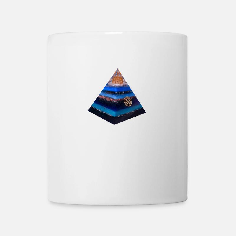 Runen Pyramide - Tasse - Weiß