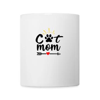 Cat mom - Mug - white - Front