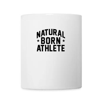 Natural Born Athlete - Tasse - Weiß - Vorne