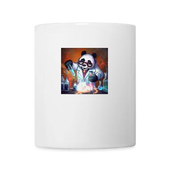 Panda de la science folle - Mug blanc - blanc - Devant