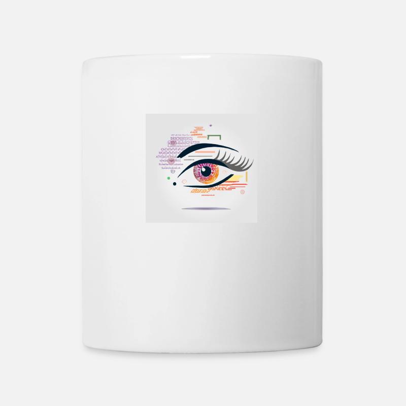 Leuchtendes Auge - Tasse - Weiß