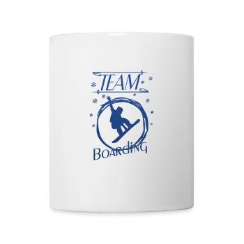Snowboarden Boarding - Tasse - Weiß - Vorne