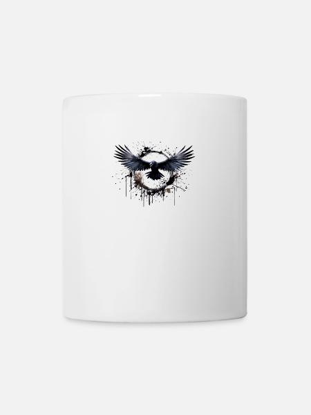 Corbeau - Mug blanc - blanc
