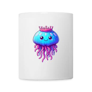 A jellyfish with a crown - Mug - white - Front