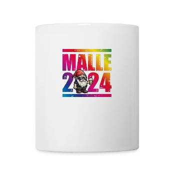 Malle 2024 Mallorca Bunt - Tasse - Weiß - Vorne