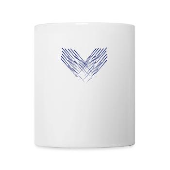 A unique heart - Mug - white - Front