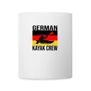 German Kayak Crew – Wildwater Kayak Tee - Tasse - Weiß - Vorne